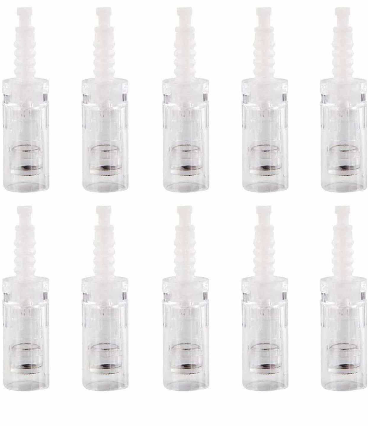 10 PCS. BAYONET SLOT Round Nano Needles Micro-Needling Head Cartridges