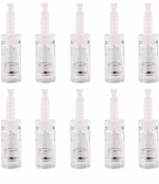 10 PCS. BAYONET SLOT Round Nano Needles Micro-Needling Head Cartridges